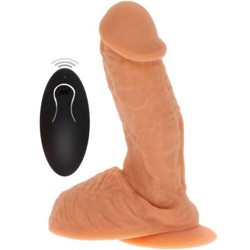 GET REAL - DILDO VIBRADOR SILICONA NATURAL