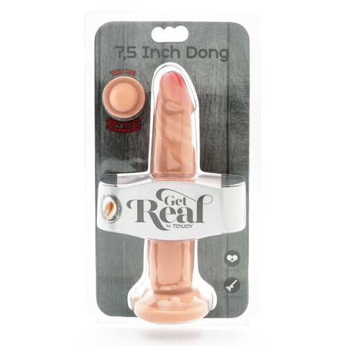 GET REAL - DUAL DENSITY DONG 19 CM NATURAL