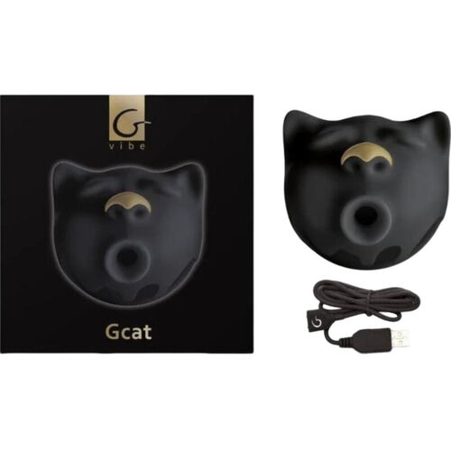 G-VIBE - GCAT MYSTIC SUCCIONADOR DE CLTORIS NEGRO