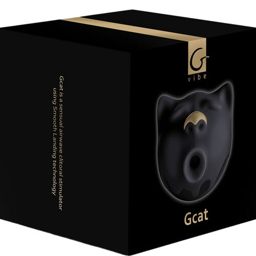 G-VIBE - GCAT MYSTIC SUCCIONADOR DE CLTORIS NEGRO