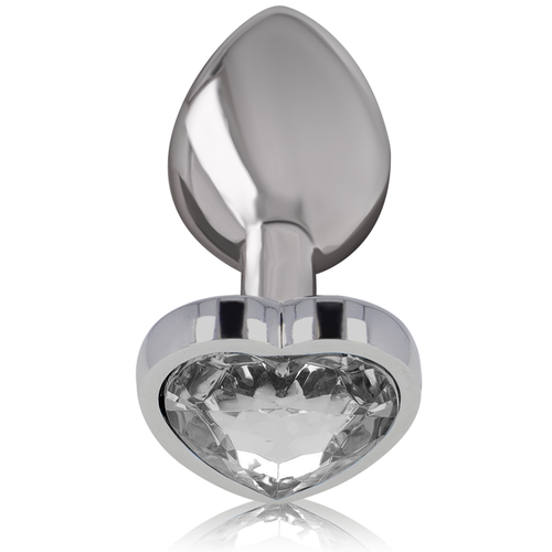 INTENSE - PLUG ANAL METAL ALUMINIO CORAZN BLANCO TALLA S