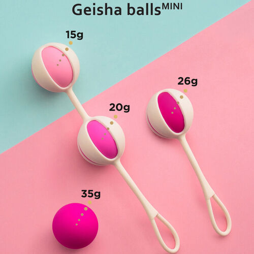 G-VIBE - SET 4 GEISHA BALLS MINI MORADO