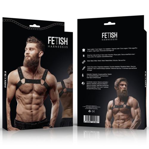 FETISH SUBMISSIVE ATTITUDE - ARNS DEPORTIVO AJUSTABLE NEOPRENO PECHO HOMBRE