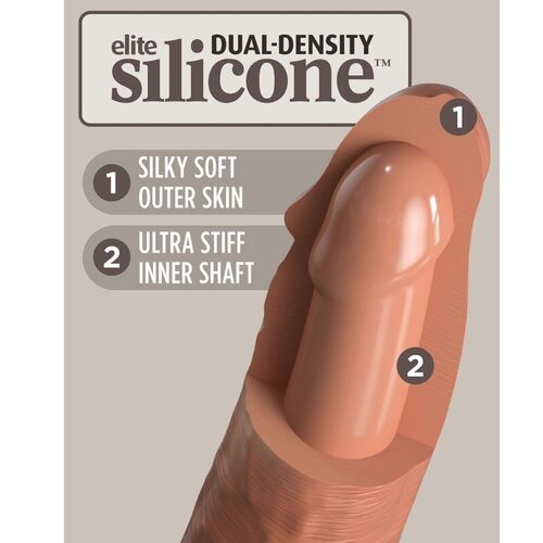 KING COCK - ELITE ARNES AJUSTABLE CONFORTABLE CON DILDO 17.8 CM