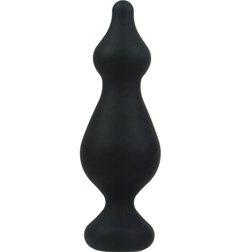 ADRIEN LASTIC - AMUSE PLUG ANAL SILICONA NEGRO TALLA L