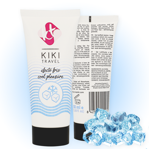 KIK TRAVEL - GEL DESLIZANTE EFECTO FRO INTENSIFICADOR 50 ML