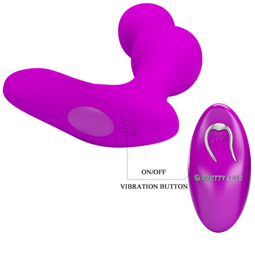 PRETTY LOVE - TERRANCE MASAJEADOR VIBRADOR ANAL CON CONTROL REMOTO