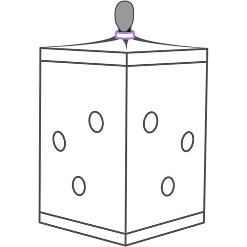 SECRET DOME - KINK CLUB CABINA SCANDALE MORADO