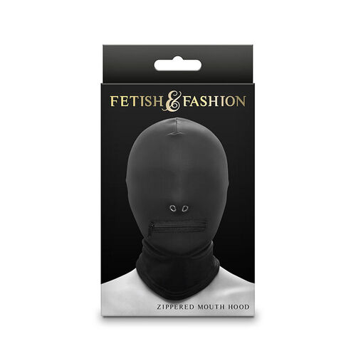 NS NOVELTIES - FETISH & FASHION PASAMONTAÑAS COMPLETO CON CREMALLERA NYLON NEGRO