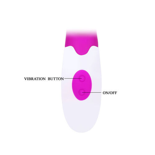 PRETTY LOVE FLIRTATION - VIBRADOR CON ESTIMULADOR CLITORIS ALVIS