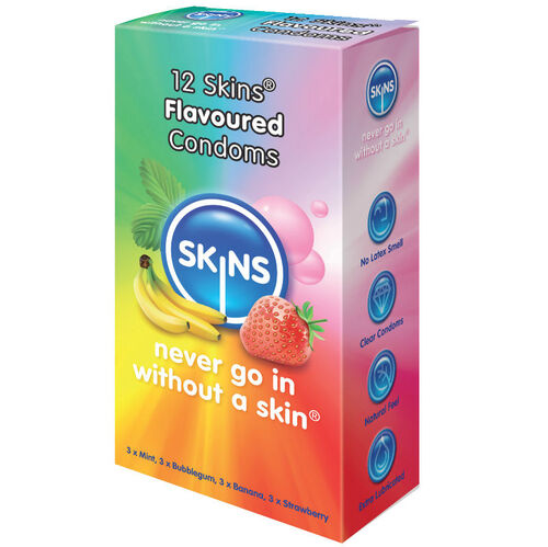 SKINS PRESERVATIVO SABORES VARIOS 12 UDS