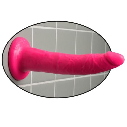 DILLIO DILDO CON VENTOSA 17.8 CM - ROSA