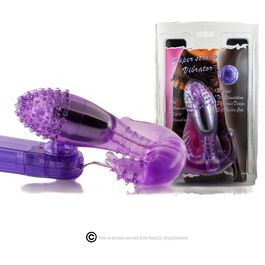 ESTIMULADOR  LILA VAGINAL Y ANAL CON VIBRACION