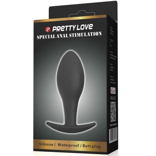 PRETTY LOVE  PLUG ANAL SILICONA  ANCLA 8.5 CM NEGRO