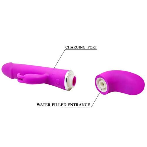 PRETTY LOVE VIBRADOR HENRY CON 12 MODOS DE VIBRACION Y FUNCION SQUIRT