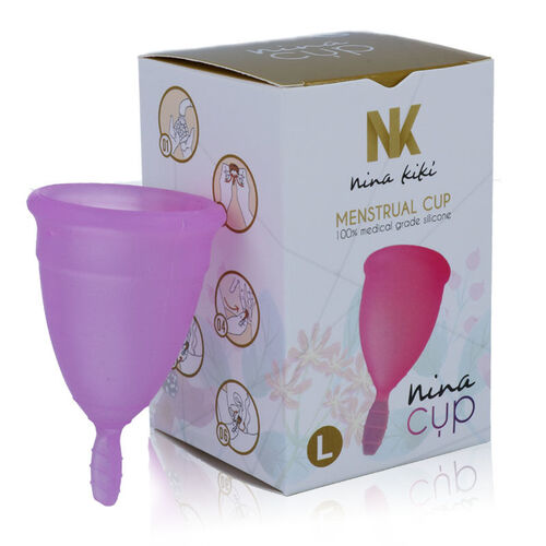 NINA CUP COPA MENSTRUAL TALLA L LILA