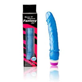 WAVES OF PLEASURE VIBRADOR 23 CM AZUL