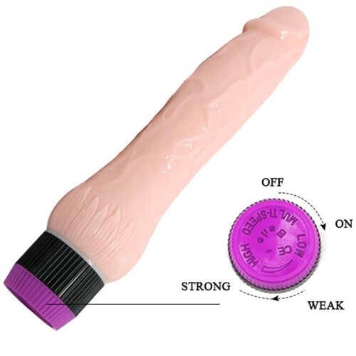 ADOUR CLUB VIBRADOR REALISTICO BASE ANCHA 22 CM