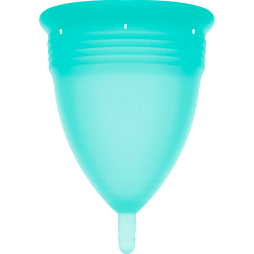 STERCUP COPA MENSTRUAL FDA SILICONE  TALLA L AQUAMARINE