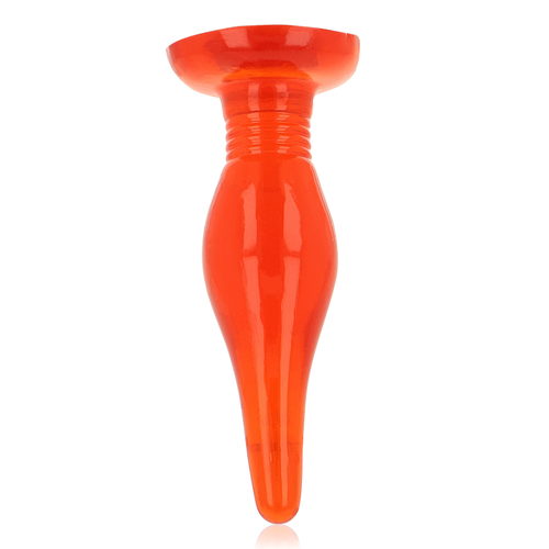 BAILE - PLUG ANAL TACTO SUAVE ROJO 14.2 CM