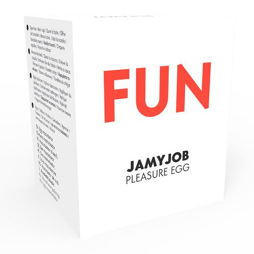 JAMYJOB - HUEVO MASTURBADOR DISCRETO EDICION ROJO FUN